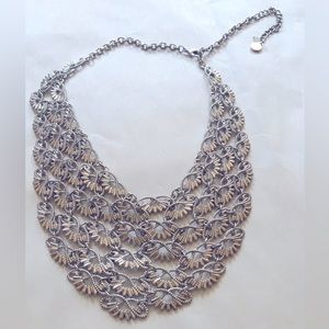 Silver Color Collar Necklace